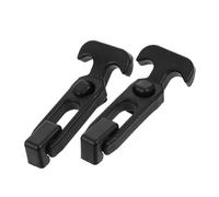 CLISPEED 2 pezzi Chiusura Elastica in Gomma con Maniglia T per Attrezzi Fibbia Ammortizzante in Acciaio Inox Resistente Usura Sigillatura Cofano Motore Design Versatile e Portatile