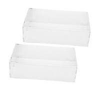 CLISPEED 2 pezzi Copertura Protettiva Trasparente in Acrilico per Mouse Antipolvere e Antigraffio Custodia Rigida per Ufficio e Videogioco Facile da Installare e Resistente