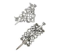 CLISPEED 2 pezzi Fermagli per Capelli Vichinghi in Lega con Nodo Celtico Accessori Retrò per Donne e Ragazze Adatti per Feste Matrimoni e Uso Quotidiano