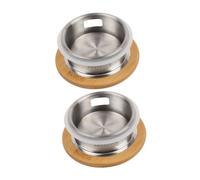 CLISPEED 2 pezzi in Bambù per in Vetro Borosilicato Sfiato per Filtraggio Tè Facile da Bordi Taglienti