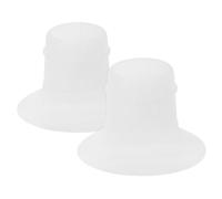 CLISPEED 2 Pezzi Inserti Flangiati per Tiralatte Silicone Flessibile Adattatori Lavabili per Flangia Tiralatte Compatibili con Diverse Dimensioni Facili Trasportare e Utilizzare