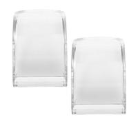 CLISPEED 2 pezzi Scatola Espositiva Orologi Trasparente in Acrilico con Appendiabile Custodia Quadrata per Conservazione e Esposizione Orologi da per Casa e Negozio