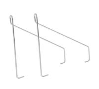 CLISPEED 2 pezzi Staffa Mensola Galleggiante in Acciaio Inossidabile Supporto Parete Robusto per Mensole da Muro per Montaggio Facile e Portata Elevata Staffa Reggi Mensola Multifunzionale