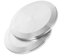 CLISPEED 2 Pezzi Tappo in acciaio inox punte tri-clamp tappi per smistamento tappi ciechi terminali in acciaio inox 304 ricarica connettore