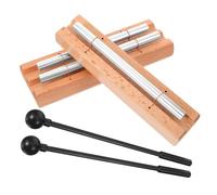 CLISPEED 2 Set asta del raggio sonoro a mano strumenti per il bagno sonoro strumenti musicali campanello per la meditazione kit di strumenti a percussione per adulti energia barra audio