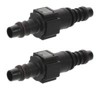 CLISPEED 2 Set di Raccordi Rapidi per Tubi Carburante Auto in Plastica da 7,89 Mm/5/16" a 8 Mm, Connettori Ermetici Angolati per Tubi Flessibili Olio, Adattatori Resistenti Alte