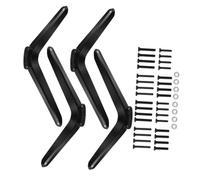 CLISPEED 2 set Supporto Tv da con Viti per Schermi Piani da Base Stabile e Design per Soggiorno e Camera