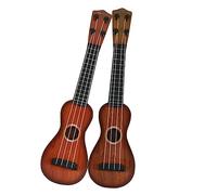 CLISPEED 2 Ukulele per Chitarra Resistente Strumento Musicale Simulato per Imparare Ritmo e Composizione per Ragazze e Ragazzi Colore Casuale Colore Casuale