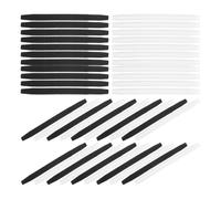 CLISPEED 20 paia Terminali Antiscivolo in Silicone per Occhiali Copri Aste Elasticizzati per Montature Sottili Protezione Comfort e Fissaggio Sicuro