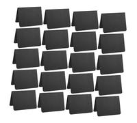 CLISPEED 20 pezzi Mini Lavagnette da Tavolo Lavagna Nera per Menu e Messaggi Segnaposto Stabile per Ristoranti Bar e Eventi