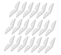 CLISPEED 20 Pezzi Strisce Protettive per Ponte Naso Cuscinetti Nasali Flessibili Antiappannamento per Occhiali Leggeri e Facili da Installare Adatti Adulti e Protezione Comfort