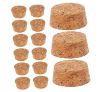 CLISPEED 20 pezzi Tappi in Sughero Conici per Bottiglie di Vino e Liquori Tappi di Ricambio Resistenti e Sigillanti per Bottiglie Bordolesi Facili da Inserire e Riutilizzabili