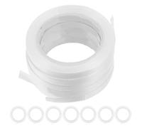 CLISPEED 200 Pezzi di Nastro Arricciato per Feste Nastro per Palloncini e Confezioni Regalo Bianco 5 Metri per Matrimoni Compleanni e Decorazioni Eleganti