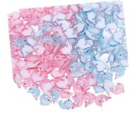 CLISPEED 200 pezzi Miniature Delfini in Resina Figurine Animali Marini per Decorazioni Micro Paesaggi Giardino Fatato Casa delle Bambole e Acquari Ornamentali per Camera e Spazi Interni ed