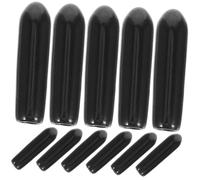 CLISPEED 200pezzi Tappi Di Protezione Per Punte Cestelli Lavastoviglie Copri Estremità in Plastica Antigraffio e Antiruggine Kit Riparazione Per Prolungare Durata Rack Lavastoviglie Nero