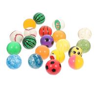 CLISPEED 20Pezzi Palline Rimbalzanti per Giocattoli Gomma per Attività Decompressione e Divertimento
