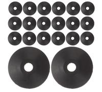 CLISPEED 24 Pezzi Rondelle Coniche in Gomma M6 per Bulloni Wc, Guarnizioni di Tenuta per Serbatoio Water, Kit Riparazione Wc Rondelle di Ricambio Resistenti alle Perdite