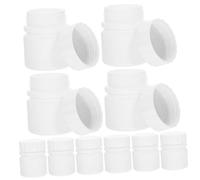 CLISPEED 24pezzi Bottiglie Hdpe Per Farmaci Contenitori Per Pillole Da Viaggio Coperchio Bottiglie Piccole Per Medicinali Pratiche e Resistenti Per Uso Quotidiano e Viaggi