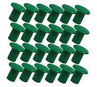 CLISPEED 24pezzi Copertura per Canne da Recinzione in Plastica Cappucci Terminali per Canne da Esterno Protezione per estremità Cappucci Sicurezza per per Piante Cimature per Recinzioni in