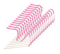 CLISPEED 25pezzi Bacchette Magiche in Legno Con Nastro Per Feste Compleanni e Matrimoni Di Design Elegante e Materiale Resistente Come Bomboniere o Decorazioni Per Eventi