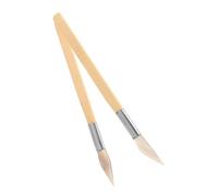 CLISPEED 2pezzi Brunitoio in Agata Naturale per Gioielli con Manico Strumento per Lucidatura e Levigatura di Accessori in Oro Argento e Utile per Cura di Oggetti Preziosi