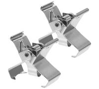 CLISPEED 2pezzi Clip di Separazione in Metallo per Quadri Dipinti ad Olio, Morsetti Ergonomici Argento Impugnatura Confortevole per Tela in Classe o Campo
