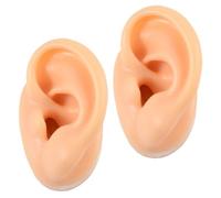 CLISPEED 2pezzi di Orecchio in Silicone Stampo per Foratura Espositore per Orecchini Pratica della Foratura Orecchio