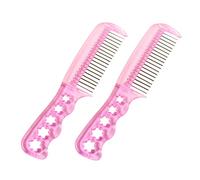 CLISPEED 2pezzi Spazzola Antistatica Per Parrucche Da Donna Pettine Resistente Per Extension Capelli Sintetici Per Capelli Di Bambola e Cura Delle Parrucche