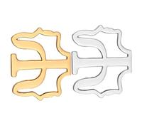 CLISPEED 2pezzi Spilla Simbolo Psicologico in Lega Fibbia Ad Ardiglione Per Abbigliamento e Borse Accessori Per Donna Per Uso Quotidiano e Feste