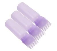 CLISPEED 3 pezzi Bottiglie Applicatore Pettine per e Permanente Dosatore per e Styling Design e Funzionale per e Domestico