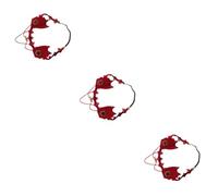 CLISPEED 3 Pezzi Cintura -vino Banca per feste cosplay Accessori per per ragazze fasce per ragazze fasce Halloween Headband cosplay