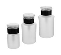 CLISPEED 3 Pezzi Flacone Per La Rimozione Della Manicure Contenitore Per Pompa Per Smalto Contenitore Per Pompa Per Struccante Spingere Verso Il Basso Dispenser