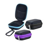 CLISPEED 3 pezzi Porta Oli Essenziali EVA Rigide Bottiglie Organizer Portatile Antishock per Viaggi Custodia Salvaspazio per Flaconi Roll Profumi Miniature