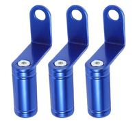 CLISPEED 3 pezzi Supporto Estensione Specchietto Retrovisore Moto con Ammortizzatore Vibrazioni Staffa Regolabile per Scooter e Moto Supporto per Migliorare Visibilità Posteriore Blu
