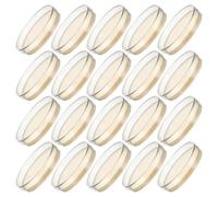 CLISPEED 30 Pezzi Piastra di Agar Nutriente All'uso 7cm per Coltura, Compatta e Conveniente in Agar, per Esperimenti Scientifici in Aula e Microbiologia
