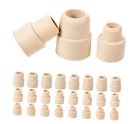 CLISPEED 30pezzi Tappi in Gomma Fermentato Per Bottiglie Tappi Per Multifunzione Per Tubo in Gomma Compatto in Resistente All Usura