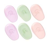 CLISPEED 3paia Copriorecchie Silicone Per Da Protezione Orecchie Per Colorazione e Acconciature Morbidi e Leggeri Facile Utilizzo e Comfort Garantito