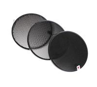 CLISPEED 3pcs Flash Light Honeycomb Grid Set 10 ° 30 ° 50 ° Fotografia Lampada Ombra Diffusore per Studio Strobe Riflettore Illuminazione Controlli