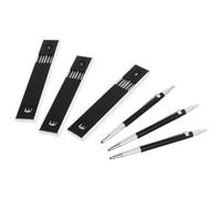 CLISPEED 3sets Penna Sfera Tecnica in Metallo per Disegno e Ingegneria Penna Matita di Precisione con Mine di Grafite Durevole e Resistente All’umidità per Architetti Artigiani