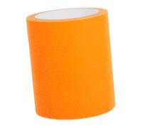 CLISPEED 4 Nastro Adesivo per Pittura Murale Arancione Adesione Forte per Decorazioni e Lavori di Bricolage Rimozione Pulita senza Danni per Progetti Artistici e Fai da Te