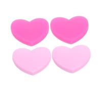 CLISPEED 4 Pezzi Ammortizzatori per Racchetta da Tennis Forma di Cuore in Silicone da Smorzatori Facili da Installare Accessori Divertenti per Ridurre Vibrazione Corda e Migliorare Comfort