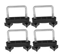 CLISPEED 4 pezzi Clip per Barre Portatutto Auto da per Fissaggio Box da Tetto Staffe Montaggio Resistenti e Facili da Installare Compatibili con Vari Modelli per Viaggi Campeggio e