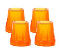 CLISPEED 4 pezzi Coprigambe per Stampelle in Gomma Antiscivolo con Imbottitura Flessibile Protezione e Stabilità Migliorata per Bastoni da Passeggio Adatto Anziani e Pazienti Resistente e