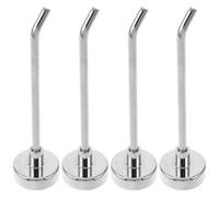 CLISPEED 4 Pezzi gancio per montaggio a parete Ganci per tazze ganci sospesi magnetici portasciugamani Silver