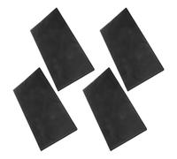CLISPEED 4 Pezzi Portaconto Nero in PU Clip Angolare, Formato 10x5,5 | Finitura Opaca, Presa Salda su Copertine e Ricevute, Scrittura Comoda, per Caffè e Ristorazione