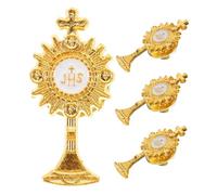 CLISPEED 4 Pezzi Spilla Religiosa Zinco per Accessori per Abbigliamento da Festa Adatta per Ragazzi e Ragazze per Religiosi e Speciali