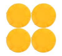 CLISPEED 4 Pezzi Tappi a Vite di Fissaggio Scivolo per , Copriviti per Attrezzature da Gioco, Diametro Interno 3 CM, Colore Giallo, Resistenti alle Intemperie, per Manutenzione Parchi