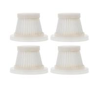 CLISPEED 4pcs Hepa Vacuum Filter Element Compact Accessorio con Facile Installazione Efficiente Filtrazione Bianco per Auto Aspirapolvere Uso