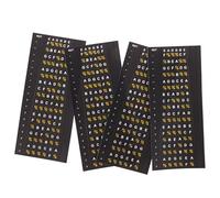 CLISPEED 4pezzi Adesivi per Tastiera per Chitarra Decalcomanie per Chitarra Adesivi per Tasti Etichetta per Note sulla Tastiera Accessori per Principianti e Musicisti di Qualsiasi