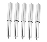 CLISPEED 5 Pezzi Asta Molla per Portarotolo Carta Igienica Ricambio Flessibile con Finitura Lucida Alta Facile Installazione per Bagno Elegante